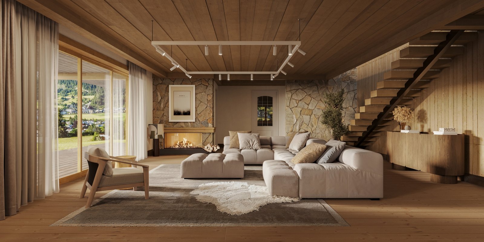 Intérieur résidentiel premium Darbois — Randogne